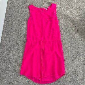 Naked Zebra Fuchsia Sleeveless Midi Dress